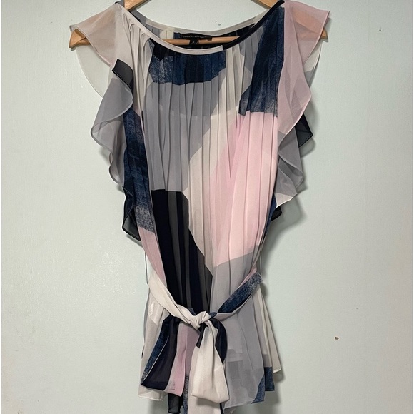 Banana Republic Pleated Blouse Size S - Picture 3 of 7